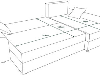 Canapea cu design modern de calitate înaltă foto 4