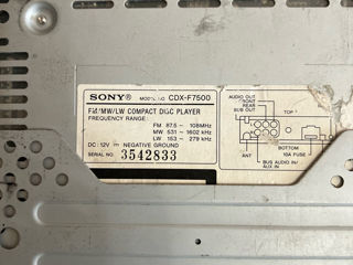 Sony CDX-F7500 foto 3