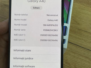 Samsung A40 4/64gb ideal ! Compact si rapid foto 7