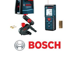 Bosch лазерный уровень и лазерная рулетка foto 1