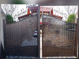 Vopsirea portilor #покраска ворот