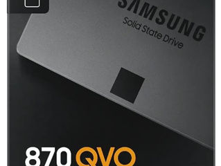 2.5" SATA SSD 1.0TB   Samsung   870  QVO "MZ-77Q1T0BW" [R/W:560/530MB/s, 98/88K IOPS, MJX, 4bit MLC] foto 1