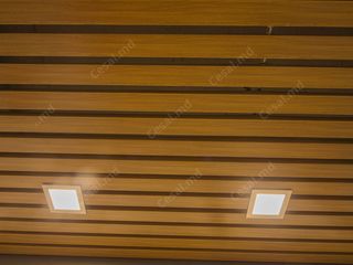 Реечные реечный алюминиевые подвесные потолки в Молдове, tavan liniar lamelar lamelare lemn foto 5
