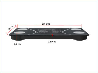 Напольные смарт-весы с приложением на телефон foto 3