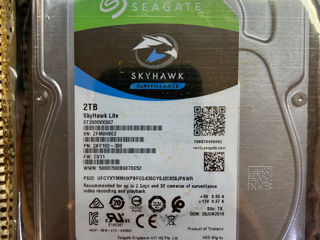 Seagate SkyHawk Lite 2.0TB новый, для видео наблюдения