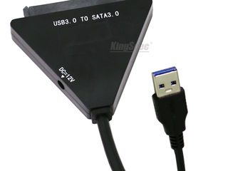 Переходники для жестких дисков SATA в USB 3.0  Легко подключить большой HDD от стационара к ноутбуку foto 4
