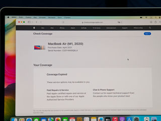 MacBook Air Retina 2020 (Apple M1/8Gb Ram/256Gb SSD/36 Cycles/13.3" Retina) foto 18