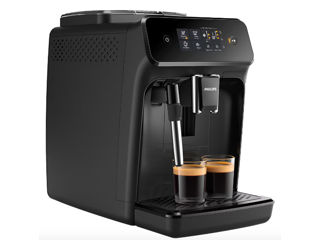 Espressor automat Philips LatteGo Seria 1200 EP1221/20, 1.8l, 1500W, 15 bar, negru foto 2