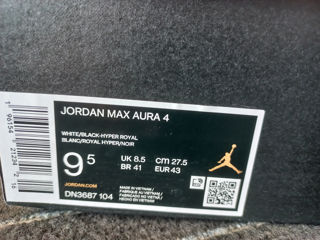 Jordan Aura Max 4 Blue&White фото 5