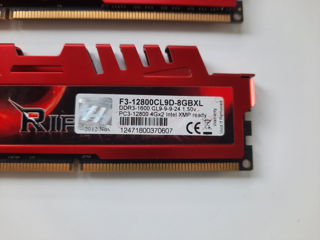 DDR3 G.Skill RipjawsX 2x4GB 1600Mhz foto 2