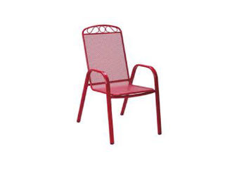 Scaun de metal MELFI (Rosu)