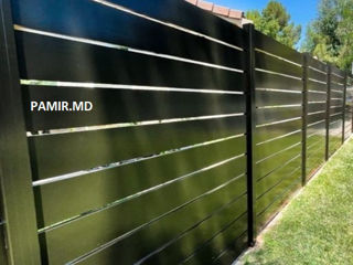 Gard in forma de Scandura metalica (Rancho) la super pret! Producem si instalam. Reduceri. foto 10