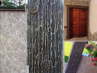 Винный погреб Комната Забор Гараж  Фальш-Бруса (имит  дерева) декоративная штукатурка! foto 5