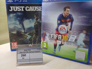 Disc  Ps4 Fifa 16 / Just Cause 4