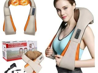 Massager of neck kneading массажер роликовый для шеи и спины  promo!! гарантия , доставка foto 1