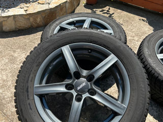 215/55 R16 Jante de la Alutec originale + Anvelope Bridgestone Iarna foto 4