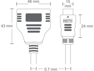 Разветвитель HDMI  на 2 выхода foto 3