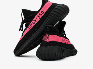 Adidas Yeezy Boost 350 V2 Black Red foto 8