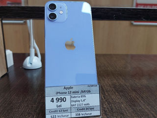 Apple iPhone 12 mini /64 Gb- 4990 lei