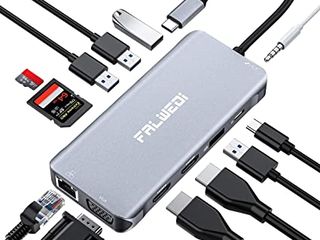 Type-C Dock Station / HDMI, LAN, DP, VGA, USB / Thunderbolt 3 foto 5