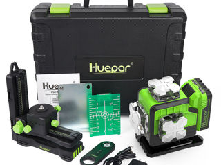 Huepar P04CG 16 Lines 4D Зеленый лазерный уровень foto 3