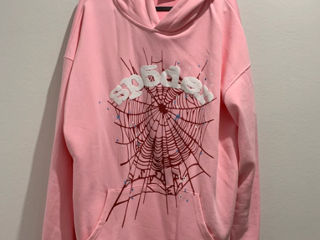 sp5der hoodie pink