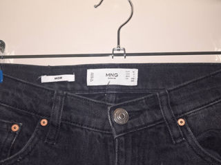 Mango mom's jeans mar. 34 negru-gri