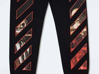 Off-White Caravaggio Diagonals Cuffed Sweatpants foto 2