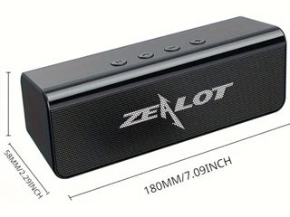 349 lei - Колонка Zealot S31 10W Wireless Speakers, Outdoor Portable Subwoofer foto 2