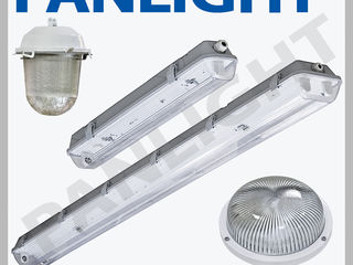 Люминесцентные светильники, накладные светильники, светильники герметичные, Panlight foto 5