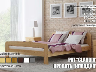 Польские кровати из натурального дерева. Есть свой шоурум! Доставка по Кишиневу Бесплатно! foto 5