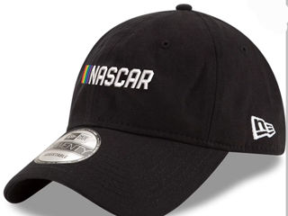 Men's New Era Black Nascar Wordmark Pride 9Twenty Adjustable Hat