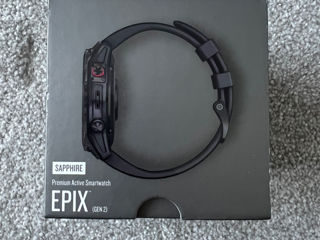 Garmin Epix (Gen 2) Sapphire - Black Titanium GPS Multisport Watch foto 2