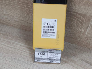 Xiaomi Poco M5 4/64 Gb. Pret 1690 Lei