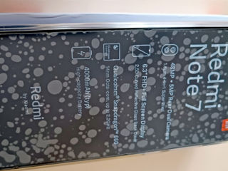 Смартфон Xiaomi Redmi Note 7 - ,в коробке, с зарядкой и мануалом foto 3