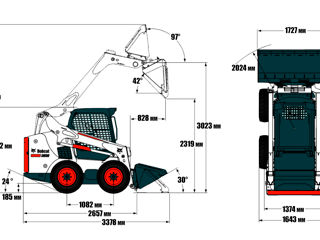 Погрузчик с бортовым поворотом Bobcat S 530, 2013, 2320 м/ч foto 4