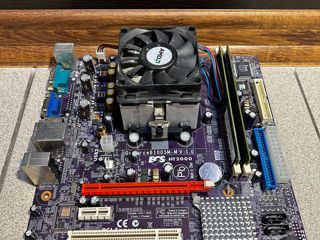 ECS GeForce 6100SM-M + Athlon X2 4800 + ram 2gb + cooler