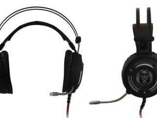 Gaming Headset Qumo Avalon, 50Mm Drivers, 20-20Khz, 32 Ohm, 100Db, 7 Color Backlight, 2X3.5Mm+Usb