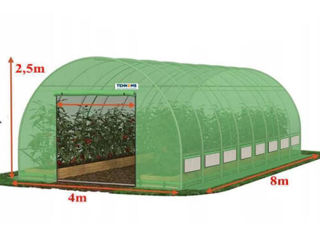 Sere de grădină la cele mai mici prețuri, 6x3x2,5m/ 6x4x 2,5m/ 8x4x 2,5m  - livrare,credit !! foto 6