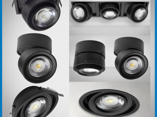 Spot led, iluminat de design, iliminarea cu led, panlight, spoturi aplicate, corpuri de iluminat led foto 2