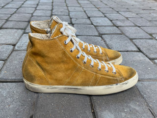 Leather Crown Sneakers. Hand Made In Italy. Размер 40. Оригинал. В идеальном состоянии. foto 5