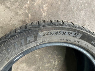Продам 2 б.у шины 245/45 R18 Michelin Alpin 5 winter фото 9