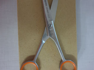 Foarfeca pentru tuns Yoshimoto Start Cut S1 argintiu/portocaliu-60, otel, 6 inch,
