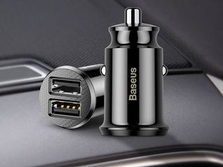Baseus USB Car Crarger 3.1 A 2 USB +  LED foto 3