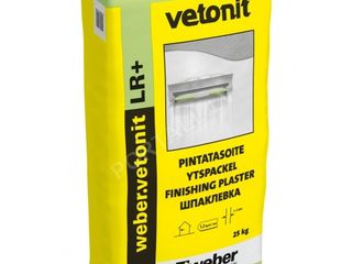 Vetonit LR+ 20 kg glet de finisare fabricat in Finlanda importator direct best price