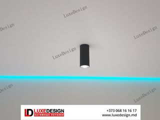 Натяжные потолки luxedesign tavane extensibile/ парящие потолки, световые линии на потолке foto 8