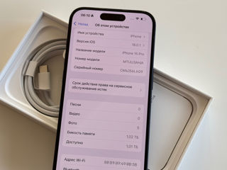 iPhone 15 Pro 1TB / 1000GB / Ca Nou foto 7