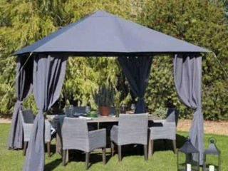 Foisor de gradina GoodHome Shamal 3x3m (Grey) foto 4