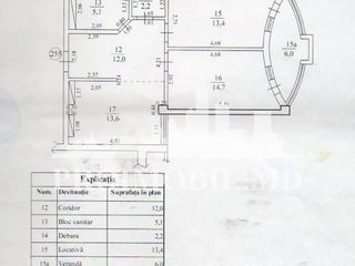 Centru / Ciuflea. Chirie apartament cu doua camere direct de la stapin. Pretul 250 euro lunar. foto 9