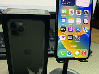 iPhone 11 Pro  64GB Green Stare ideal fara nici o zgirietura in silicon brony de nou! foto 1